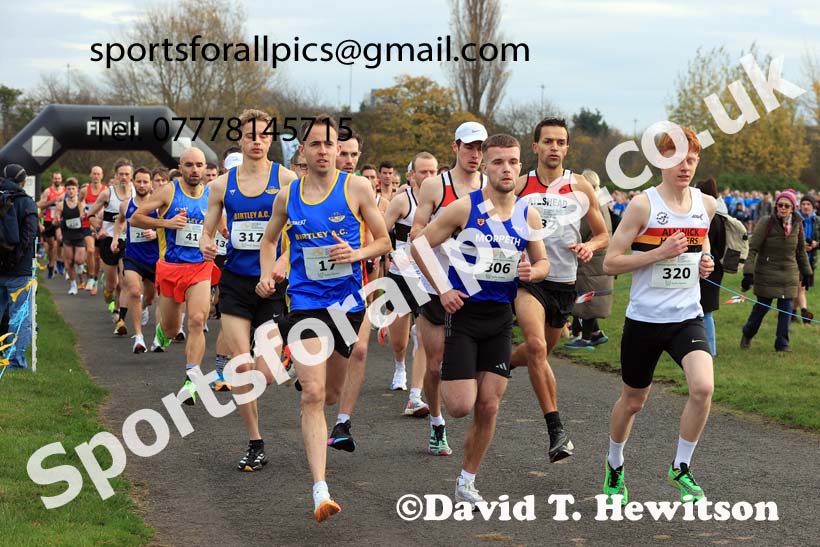 Senior Mens and Womens 2024 Heaton Memorial 10k Road Race, Newcastle Town Moor, Newcastle.   Photo: David T. Hewitson/Sports for All Pics
